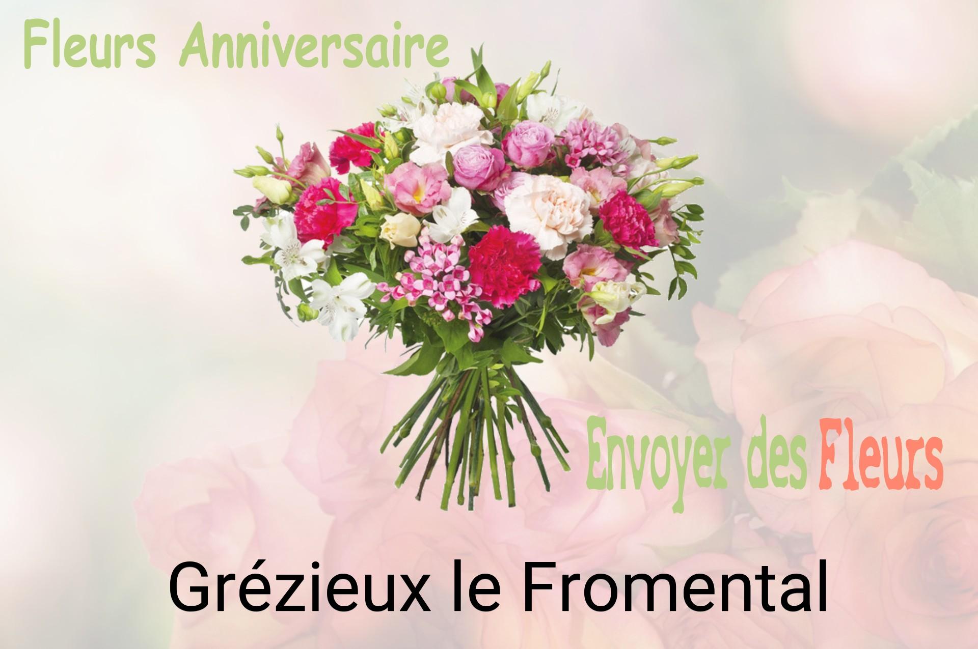Bouquet de fleurs d’anniversaire livré à Grézieux-le-Fromental