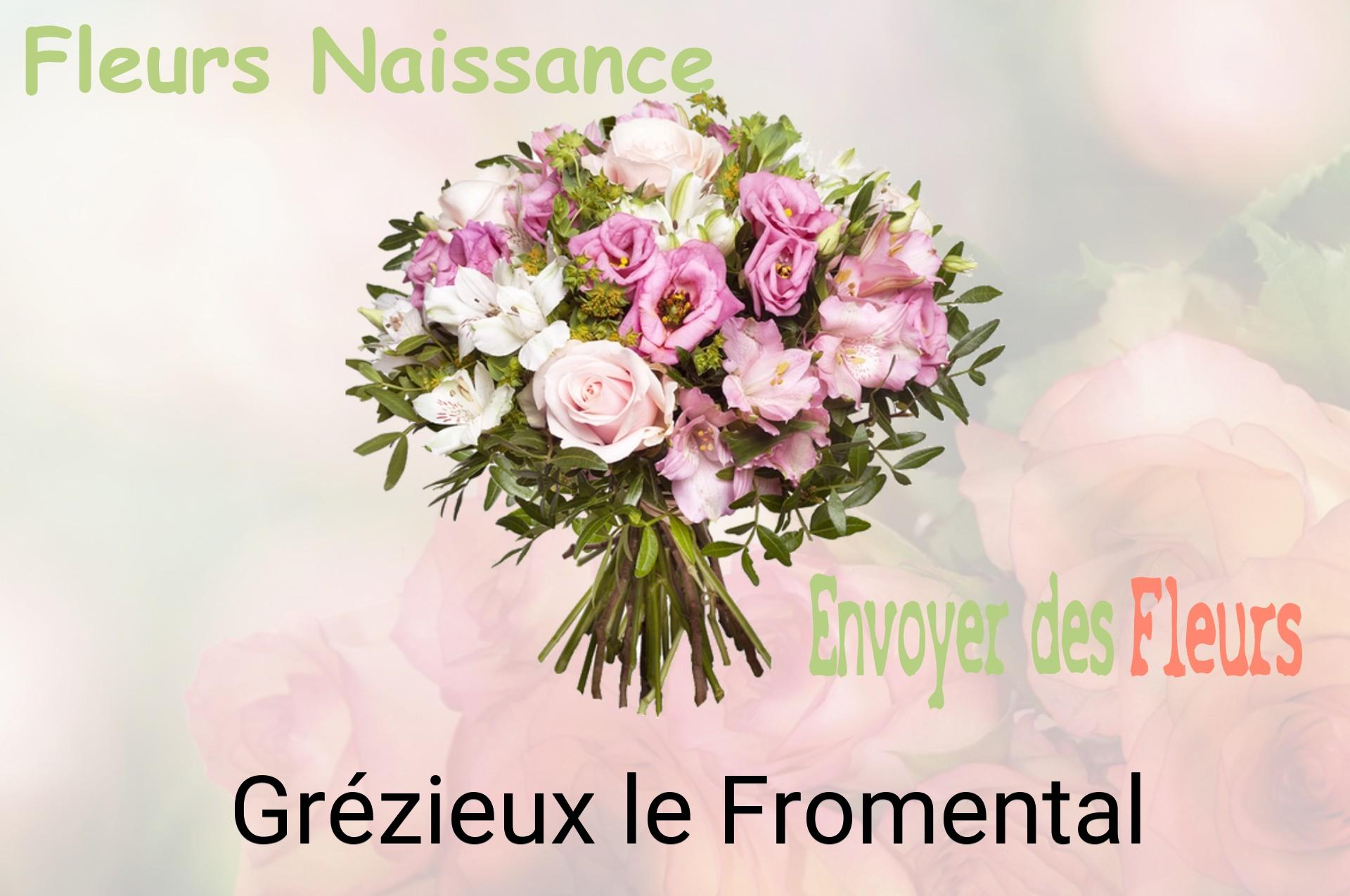Bouquet de fleurs de naissance livré à Grézieux-le-Fromental